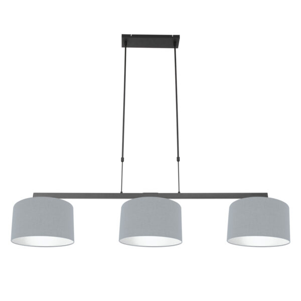 Steinhauer Stang hanglamp – In hoogte verstelbaar – E27 (grote fitting) – Zwart