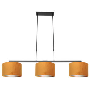 Steinhauer Stang hanglamp – In hoogte verstelbaar – E27 (grote fitting) – Zwart