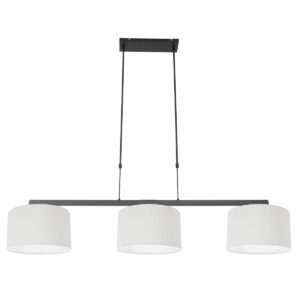 Steinhauer Stang hanglamp – In hoogte verstelbaar – E27 (grote fitting) – Zwart