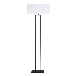 Steinhauer Stang vloerlamp – ø 50 cm – E27 (grote fitting) – Zwart