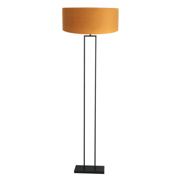 Steinhauer Stang vloerlamp – ø 50 cm – E27 (grote fitting) – Zwart