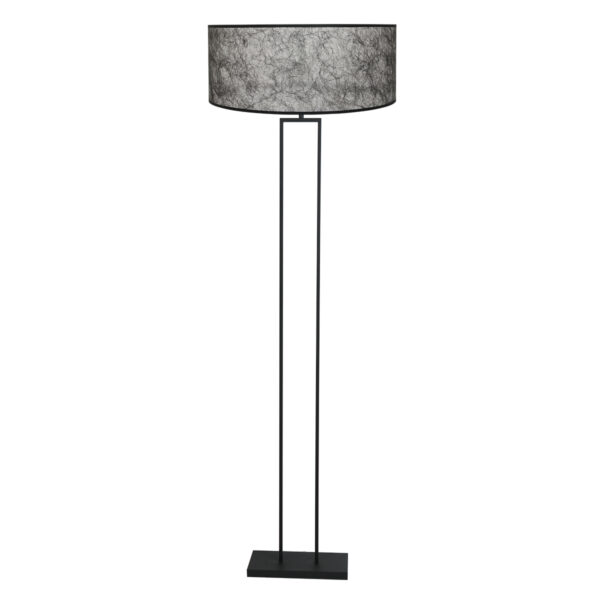 Steinhauer Stang vloerlamp – ø 50 cm – E27 (grote fitting) – Zwart