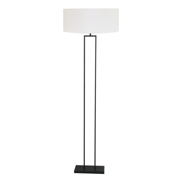 Steinhauer Stang vloerlamp – ø 50 cm – E27 (grote fitting) – Zwart