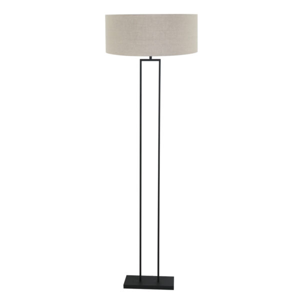 Steinhauer Stang vloerlamp – ø 50 cm – E27 (grote fitting) – Zwart