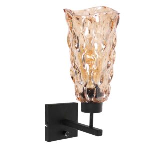 Steinhauer Stang wandlamp – E27 (grote fitting) – Amberkleurig