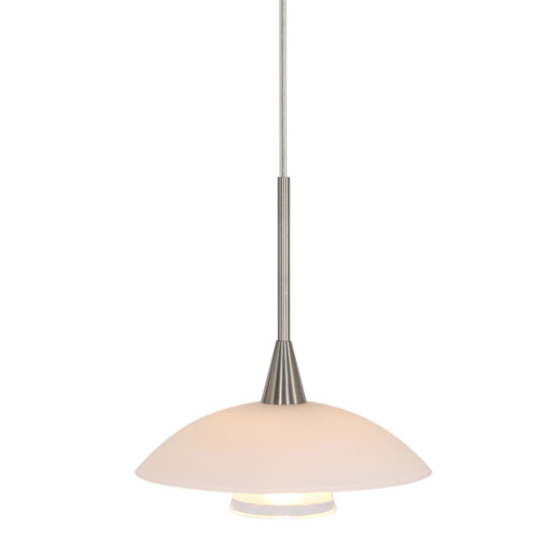 Steinhauer Tallerken hanglamp – ø 18 cm – In hoogte verstelbaar – G9 – Staal