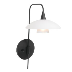 Steinhauer Tallerken wandlamp – G9 – Zwart