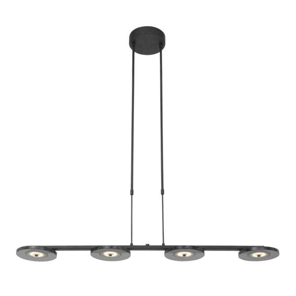 Steinhauer Turound hanglamp – In hoogte verstelbaar – Ingebouwd (LED) – Zwart