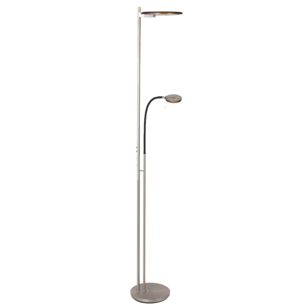 Steinhauer Turound vloerlamp – Ingebouwd (LED) – Staal