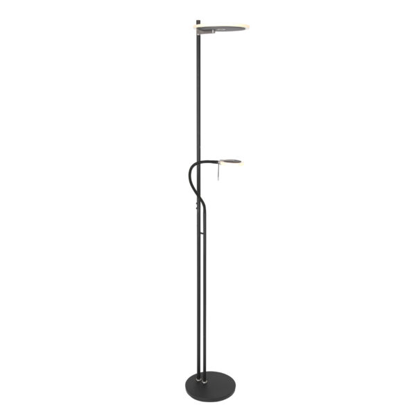 Steinhauer Turound vloerlamp – Ingebouwd (LED) – Zwart