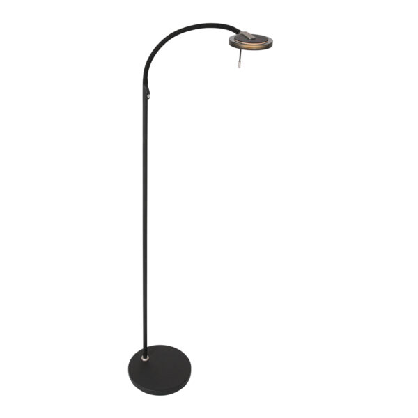 Steinhauer Turound vloerlamp – ø 23 cm – Ingebouwd (LED) – Zwart