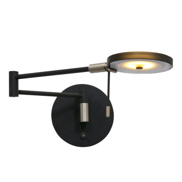 Steinhauer Turound wandlamp – Ingebouwd (LED) – Zwart