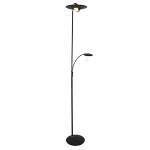 Steinhauer Zenith led vloerlamp – ø 28 cm – Ingebouwd (LED) – Zwart