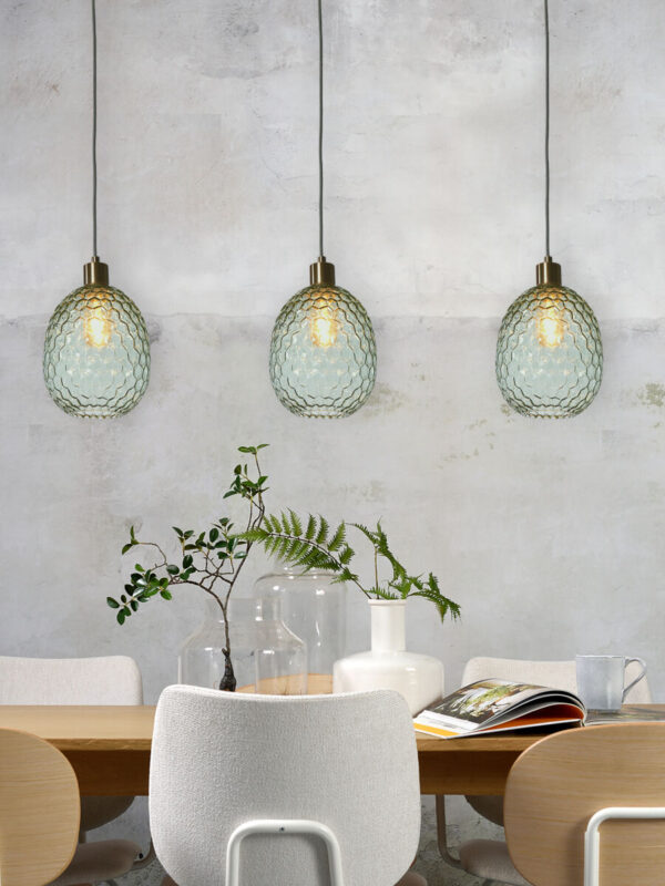 Metalen groen glazen hanglamp klassiek It's About RoMi Venice - Image 9