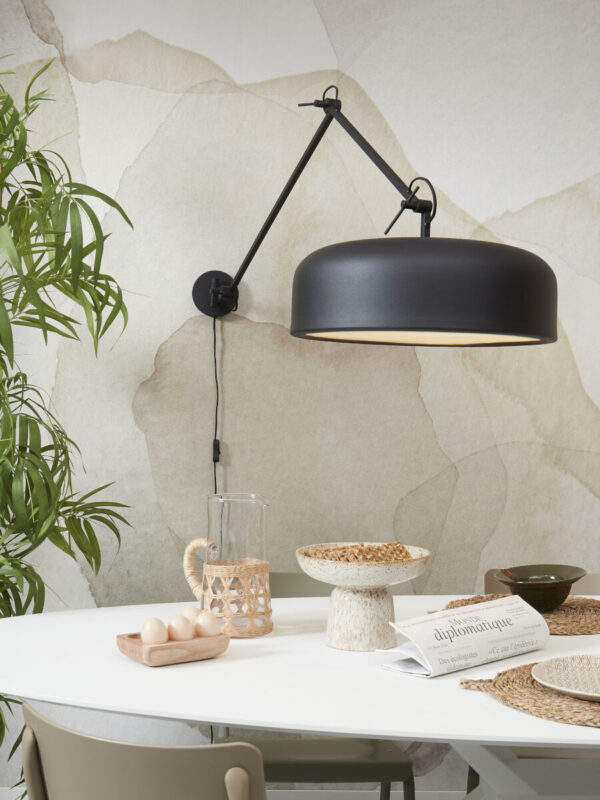 Wandlamp zwart metaal retro It's About RoMi Marseille - Image 5